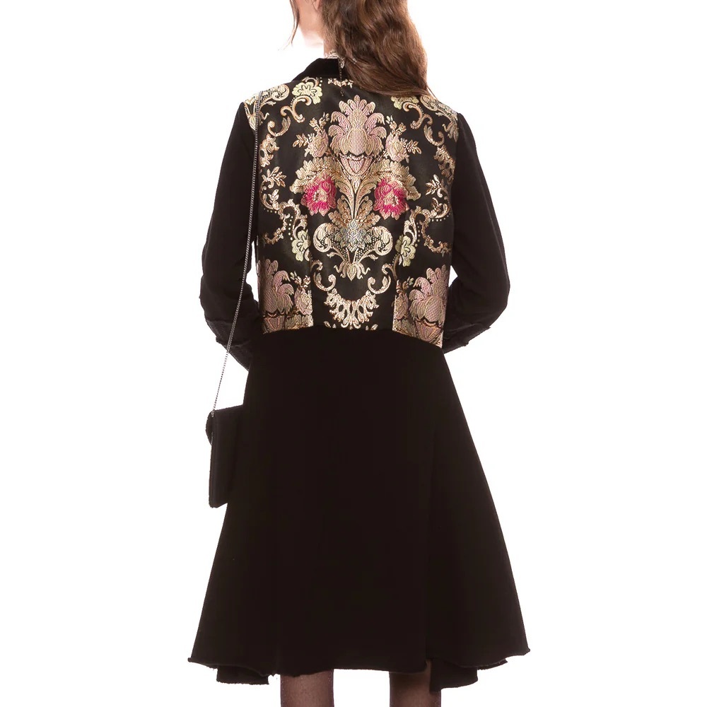 NWT Aratta silent Journey heart of autumn coat Black Women's Jacket Outerwear M